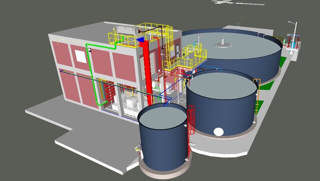 3D model of Draw P&ID and layouts with 3d