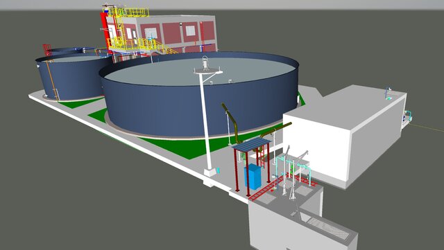 3D model of Draw P&ID and layouts with 3d