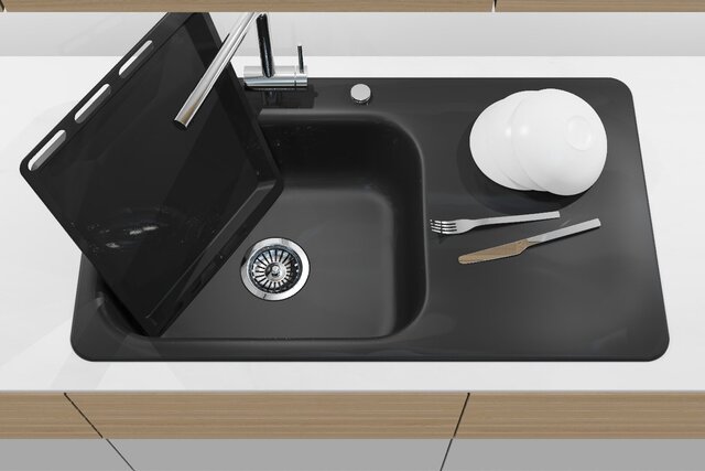 3D model of Award-Winning Juna Kitchen Sink Series | Industrial Design & DFM
