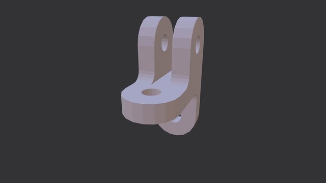 Double Bracket Support with Mounting Holes – image 4 of 4