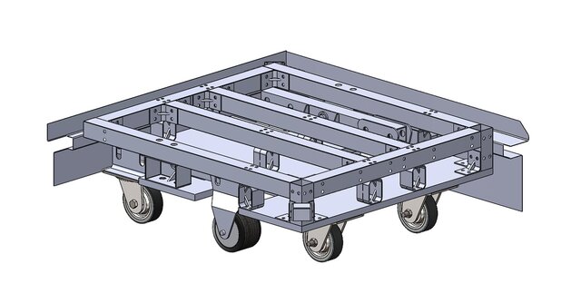 Bolt-On AGV Chassis – 100 kg Payload Frame Design – image 1 of 1