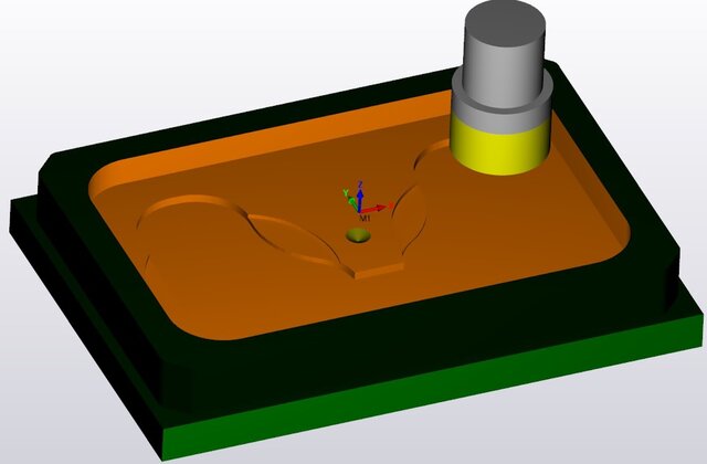 3D model of CAM of electronic communication box