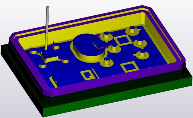 3D model of CAM of electronic communication box
