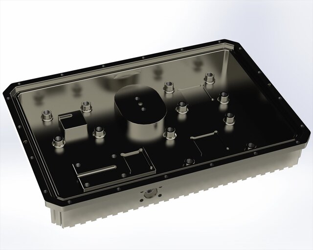 3D model of CAM of electronic communication box