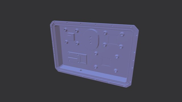 3D model of CAM of electronic communication box
