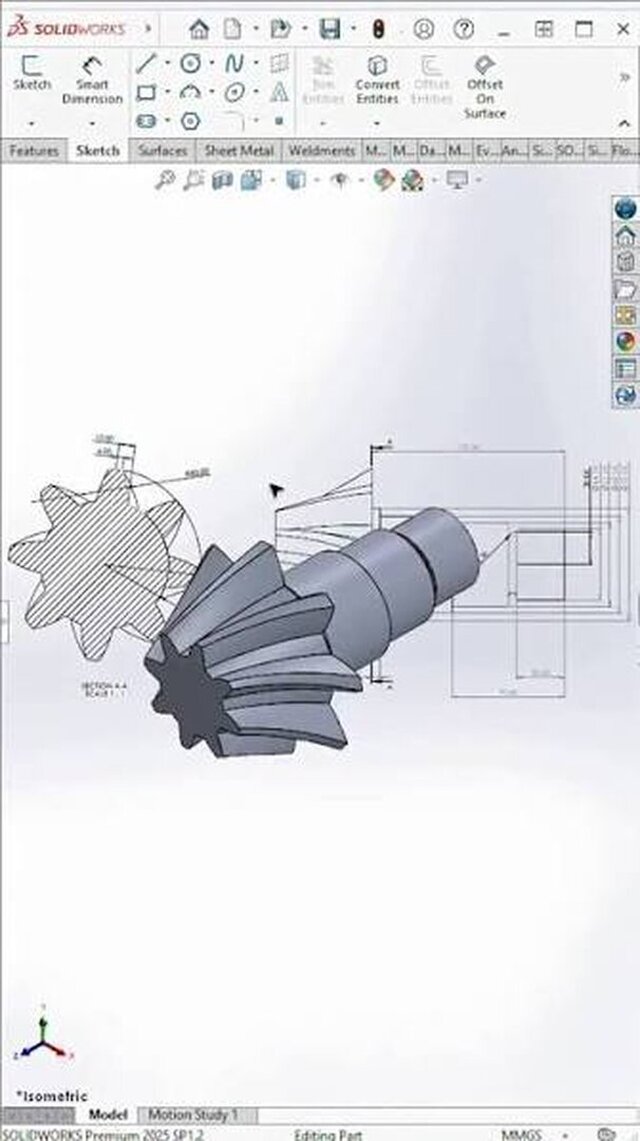 3D model of solidworkds