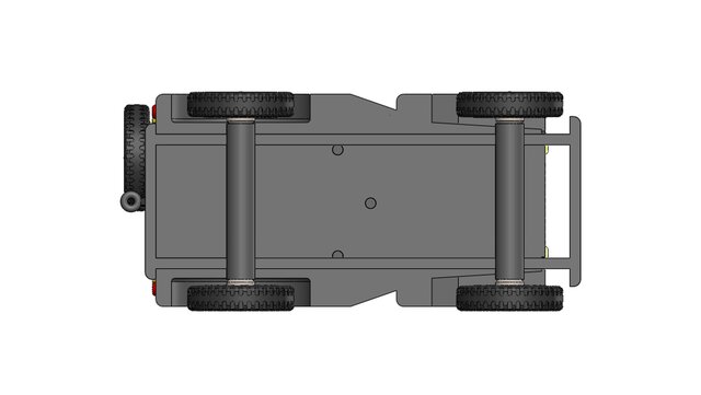 3D model of Jeep Assembly – SolidWorks 3D CAD Model