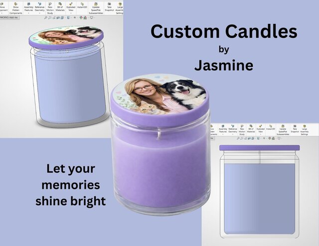 Custom Candles – Product Visualization