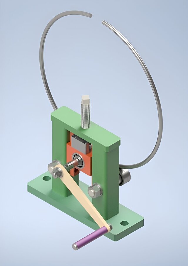3D model of Pipe Bending Machine Manual (Hand Bending)