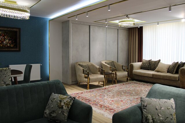 3D model of Taghavi Residence — Complete Interior Design & Execution