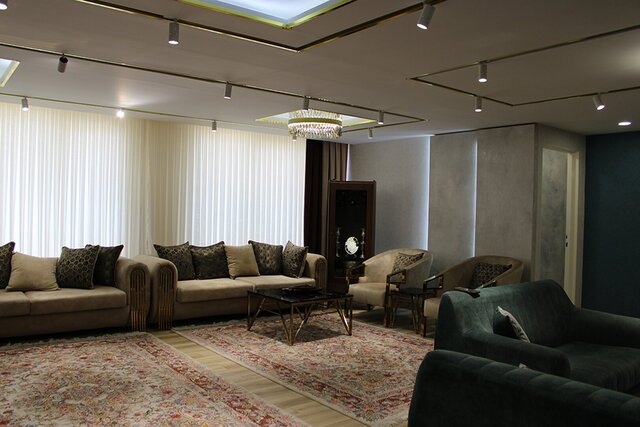 3D model of Taghavi Residence — Complete Interior Design & Execution
