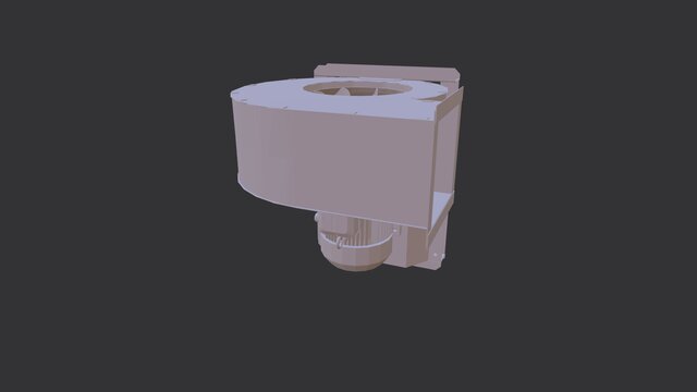 3D model of centrifugal-fan
