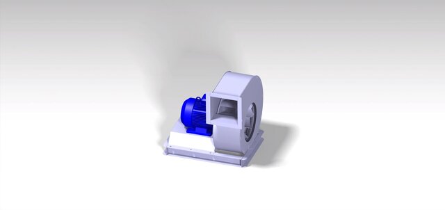 3D model of centrifugal-fan