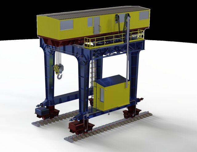 Full Reverse Engineering & Modernization: Gantry Crane Infrastructure (I&C Integration)