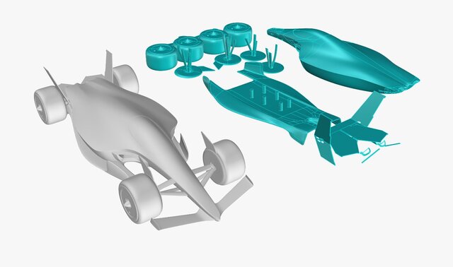 Red Bull F1-Inspired Concept Car — 1:10 Physical Prototype – image 4 of 8
