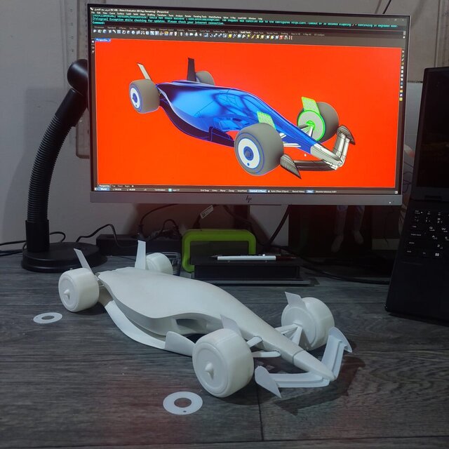 Red Bull F1-Inspired Concept Car — 1:10 Physical Prototype – image 1 of 8