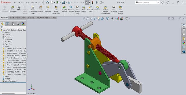 Mechanical Vice Assembly