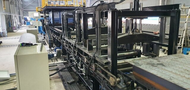 3D model of Auto Steel deck plate manufacturing machine
