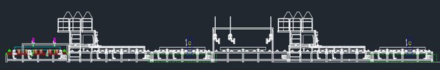 3D model of Auto Steel deck plate manufacturing machine