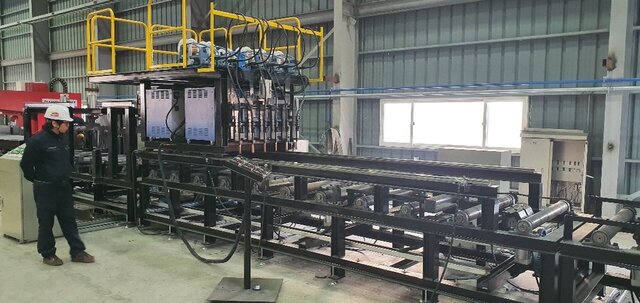 3D model of Auto Steel deck plate manufacturing machine