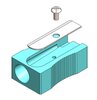Reverse-Engineered Metal Sharpener — CAD Model & Engineering Drawings design by AGENT_48