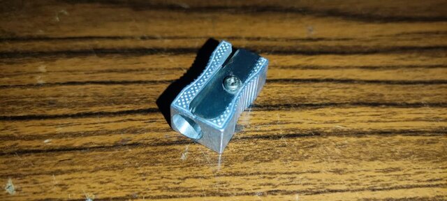 3D model of Reverse-Engineered Metal Sharpener — CAD Model & Engineering Drawings