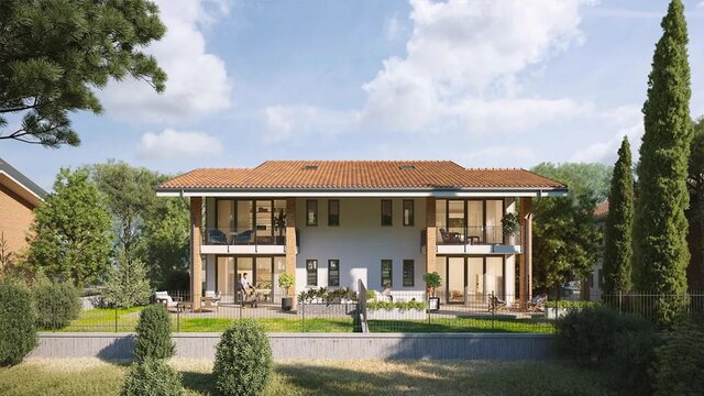 Modern Mediterranean Duplex Villa