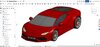 Lamborghini Huracan LP 6104 in Onshape - Car body Design 3D CAD