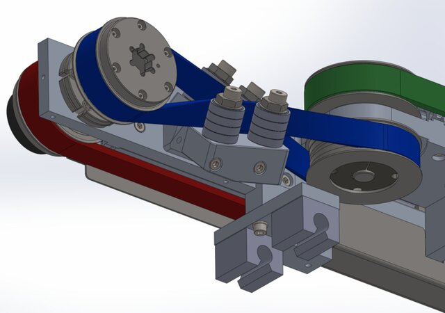 3D model of Carton conveyor working with robots