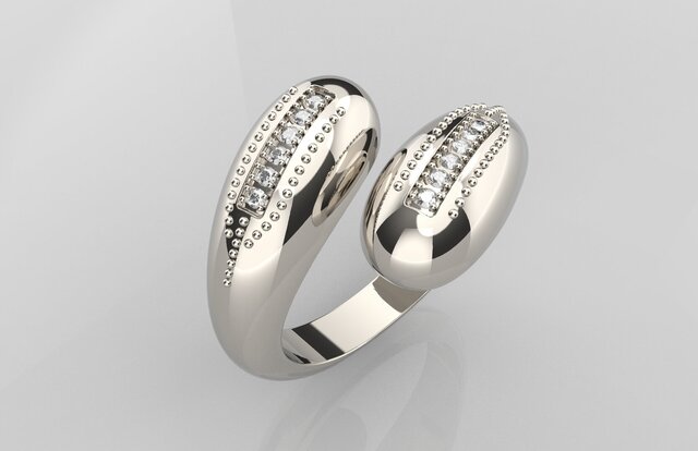 3D model of Halfrounded ring