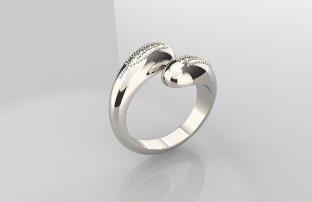3D model of Halfrounded ring