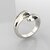 Halfrounded ring