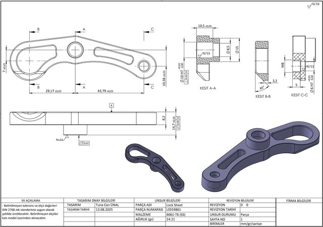 3D model of LockSmith Speed Mechanism