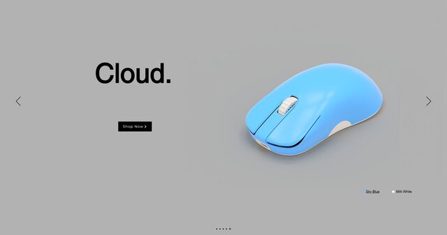 3D model of UX-MOUSE – Sustainable Modular Gaming Mouse