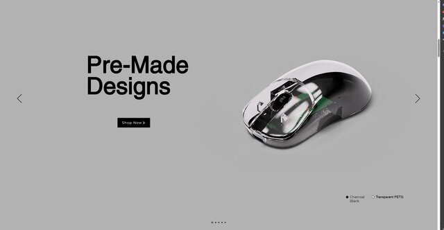3D model of UX-MOUSE – Sustainable Modular Gaming Mouse
