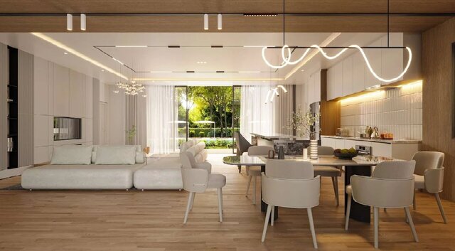 Modern Organic Minimalism – Open Living Concept