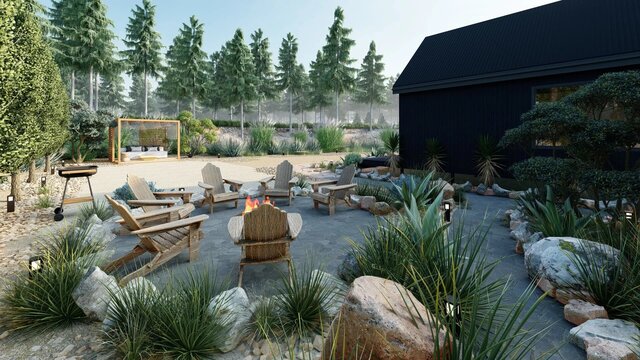 Isolated private cabana house design – image 4 of 5
