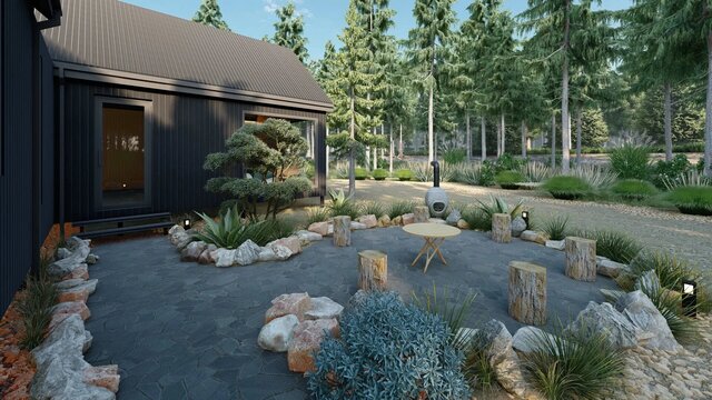 Isolated private cabana house design – image 5 of 5