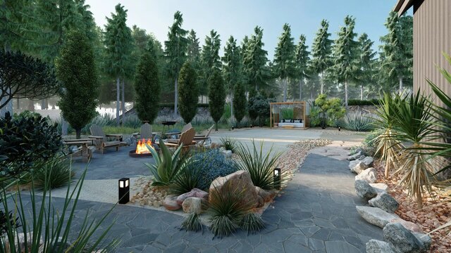 Isolated private cabana house design – image 3 of 5