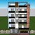 3d design of a apartment house