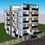 3d design of a apartment house