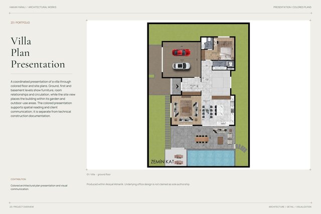 Villa | Colored Floor & Site Plans – image 1 of 5