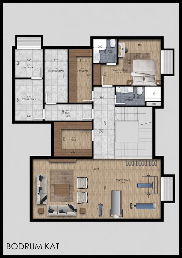 Villa | Colored Floor & Site Plans – image 4 of 5