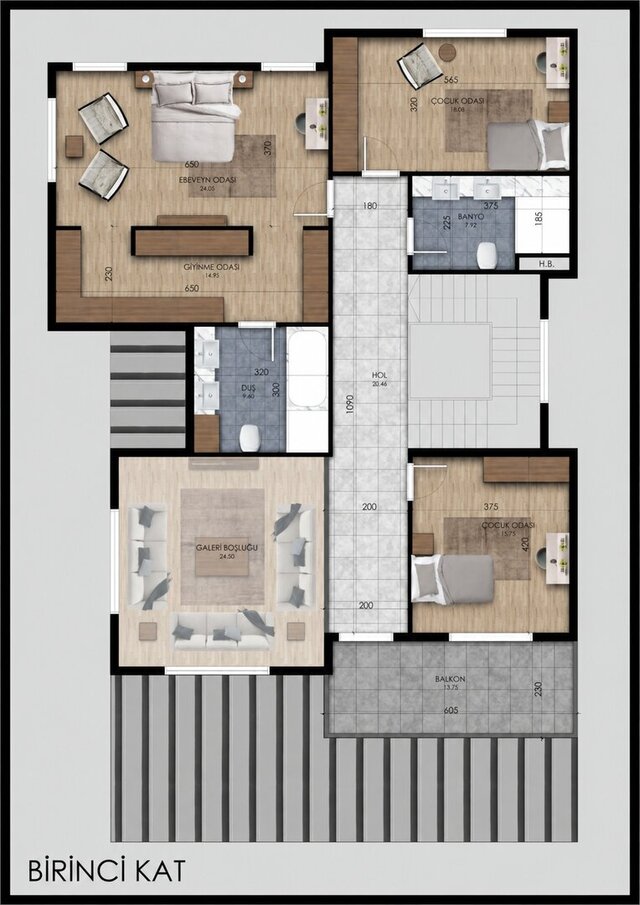 Villa | Colored Floor & Site Plans – image 3 of 5