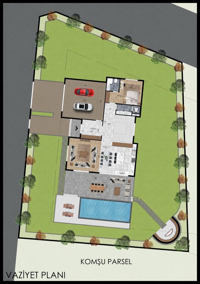 Villa | Colored Floor & Site Plans – image 5 of 5