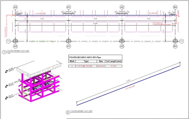 3D model of MEP Shop Drawings & Isometric Details | Quantity Takeoff | LOD 400