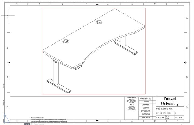 Standing Desk Design