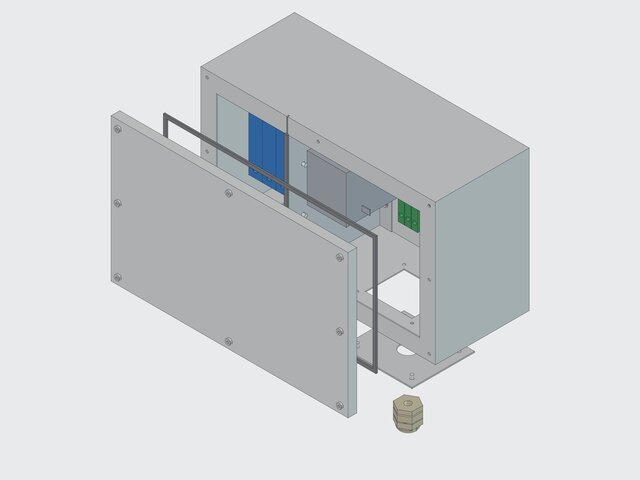 EMI/RFI Line Filter Enclosure FLT-3225 - 250 V~ 32 A with Surge Protection, Shielded Sheet Steel Box – image 5 of 5