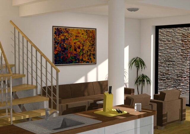 Contemporary Family House — ArchiCAD 19 BIM Study – image 4 of 4
