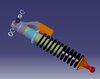 Car Shock Absorber – Complete 3D CAD Model design by Ephreme